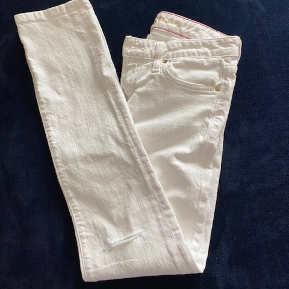 KATE SPADE Perry Street White Jeans SZ 26
